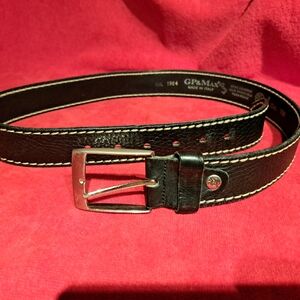 Black Leather Belt